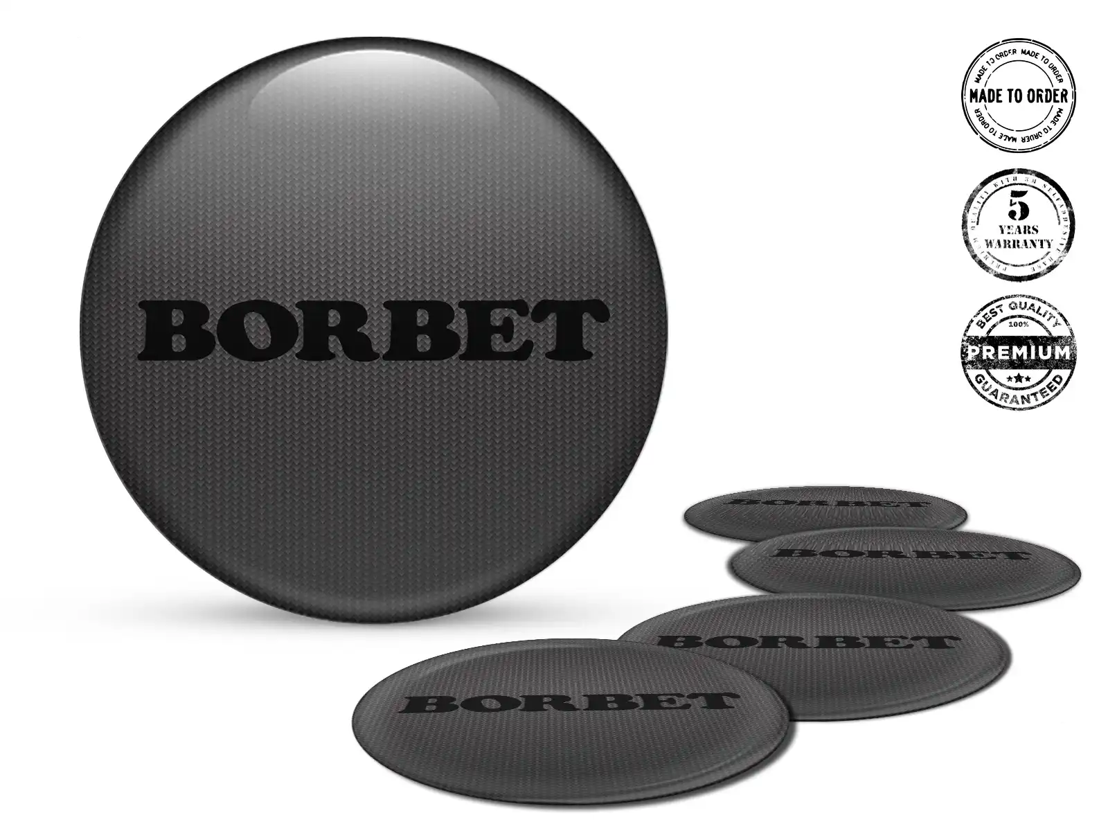 Borbet Calcomanías Aro Versión Flujo Radiante Tuning